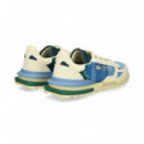 Deportivo Piel+nylon Amarillo+jeans  LACOSTE