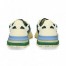 Deportivo Piel+nylon Amarillo+jeans  LACOSTE