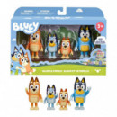 Pack Bluey 4 Figuras  FAMOSA SOFTIES