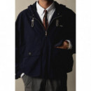 Chaquetas Hombre Chaqueta POMPEII Technical Windbreaker Navy