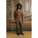 Jerséis y Sudaderas Cardigan POMPEII Checked Dark Chocolate