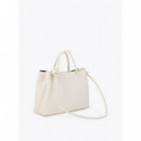 LOLA CASADEMUNT Bolso Shopper Mediano con Detalles de Nudos LS2504004-001