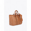LOLA CASADEMUNT Shopper Hecho en Material Trenzado LS2504047-105