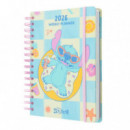 Agenda Anual 2026 Stitch Disney  GRUPO ERIK