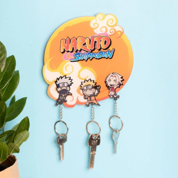 Colgador de Llaves Naruto Shippuden con Llavero  GRUPO ERIK