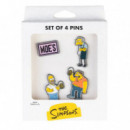 Set 4 Pins The Simpsons  GRUPO ERIK