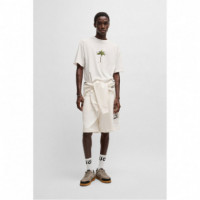 HUGO Camiseta Blanca 50538972-102