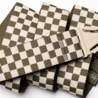 Cinturones Cinturón ARCADE Check Crocodile Khaki