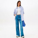 Camiseta de Punto con Logo y Corte Slim  TOMMY HILFIGER