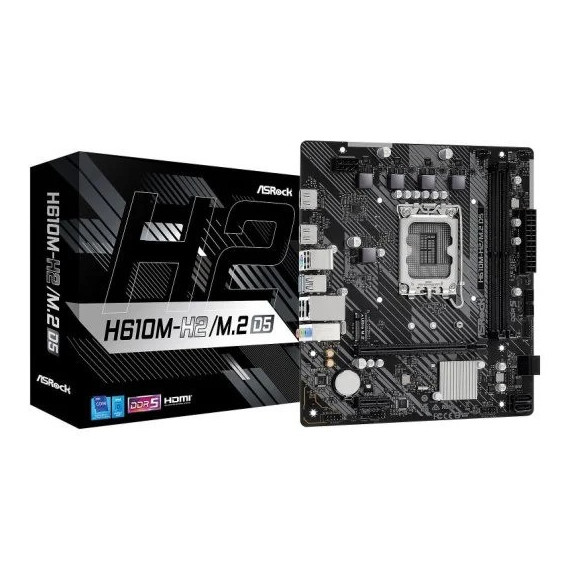 PLACA BASE ASROCK H610M-H2/M.2 D5 2XDDR5 MATX HDMI