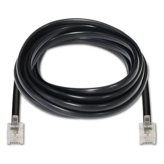 Cable de Telefono RJ11 2M AISENS Black