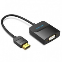 VENTION Adaptador HDMI a VGA 15CM Negro