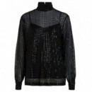 KARL LAGERFELD - Sequin Top - 999 - A4W11020/999