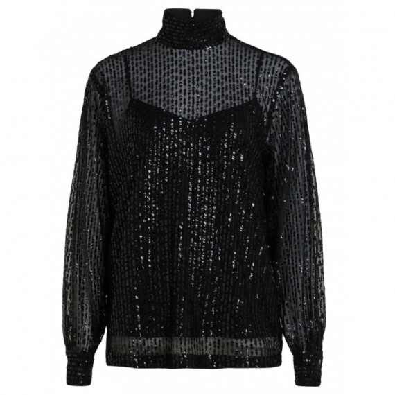 KARL LAGERFELD - Sequin Top - 999 - A4W11020/999