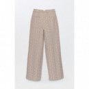 Pantalones Mujer Pantalón CKS Bliss White Dark