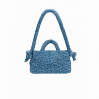 OLEND Bolsos Bolso ölend Miniona Soft Bag Denim Leopard