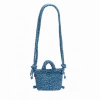 OLEND Bolsos Bolso ölend Microona Soft Bag Denim Leopard