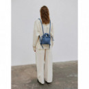 OLEND Bolsos Bolso ölend Microona Soft Bag Denim Leopard