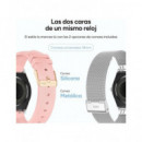 KSIX Reloj Smartwatch Lyra Plata  Monitor de Sueño, Llamadas.notificaciones,ritmo Cardiaco,oximetro
