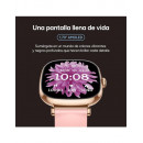 KSIX Reloj Smartwatch Iria Rosa Monitor de Sueño, Llamadas.notificaciones,ritmo Cardiaco,oximetro