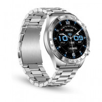 KSIX Reloj Smartwatch Elite Plateado ,llamadas Notificaciones,resistente Al Agua IP67