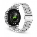 KSIX Reloj Smartwatch Elite Plateado ,llamadas Notificaciones,resistente Al Agua IP67
