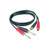 Cable KLOTZ 2 Rca - 2 Jack 3 Metros - Guanxe Atlantic Marketplace