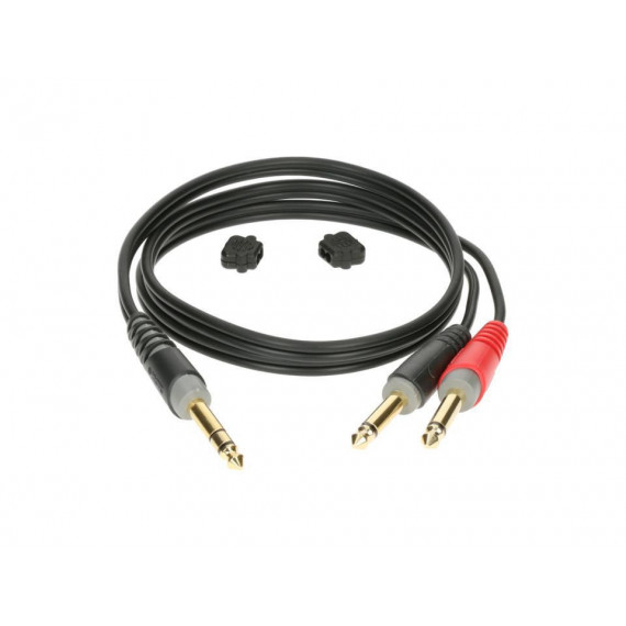 Cable KLOTZ Jack Stereo a 2 Jack Mono de 2 Metros