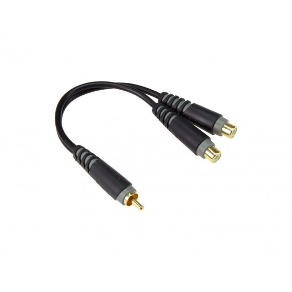 Cable KLOTZ Rca Macho - 2 Rca Hembra Adaptador