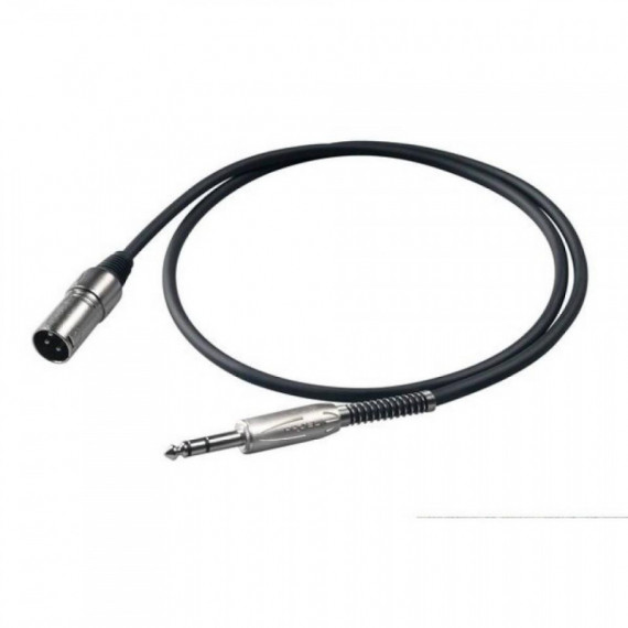 Cable PROEL Xlr Macho a Jack Stereo 6.3MM Macho 5