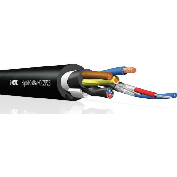 Manguera KLOTZ 2 * Dmx + 3 * 2,5MM Corriente