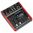 Mesa Mezclas PROEL 2 Mic Line ,2 Stereo, USB Bt ,