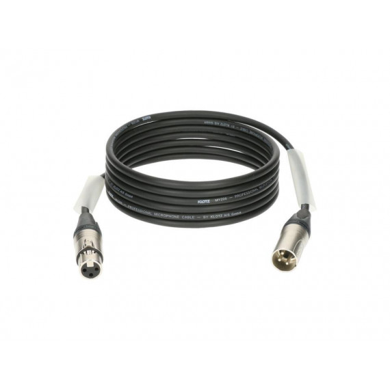Cable Microfono KLOTZ Xlr Macho Xlr Hembra 3 Metro
