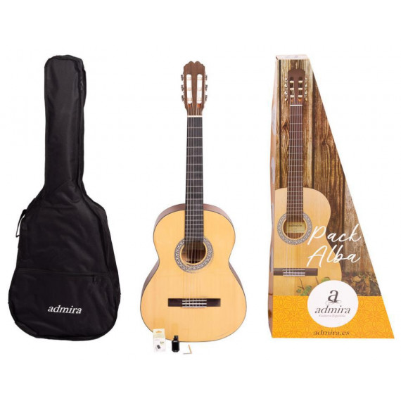 Guitarra ADMIRA Mod.alba 44 Pack (funda+afinador)