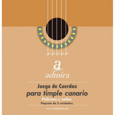 Juego Cuerdas ADMIRA Timple Soprano Pol&iacute;metro y Na