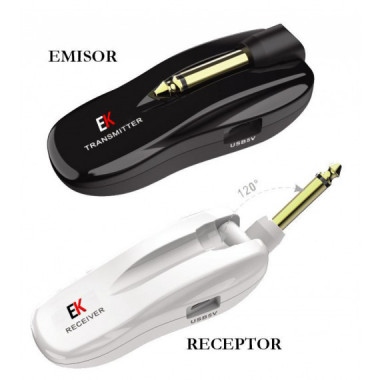 TRANSMISOR ENRIQUE KELLER  SET GUITARRA BAJO JACK