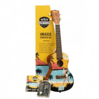 Ukelele KALA Pack Concierto Elvis Blue Hawaii