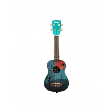 Ukalele KALA Soprano Ukadelic Graphic Top Luna