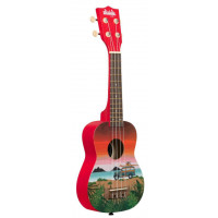Ukelele KALA Soprano Serie Ukadelic Graphic Top su
