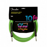 Cable FENDER Jack Jack 3 Metros Glow Verde