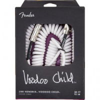 Cable FENDER Jack Jack 9M Blanco Jimi Hendrix Vood