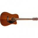 Guitarra FENDER Electroacustica CD-60SCE Mohagany