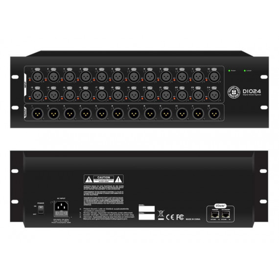 Stagebox TOPP PRO 24 In 12 Out Dante para DM48.20