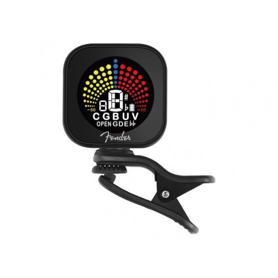 Afinador FENDER Flash Recargable 2.0 Clip-on Negro