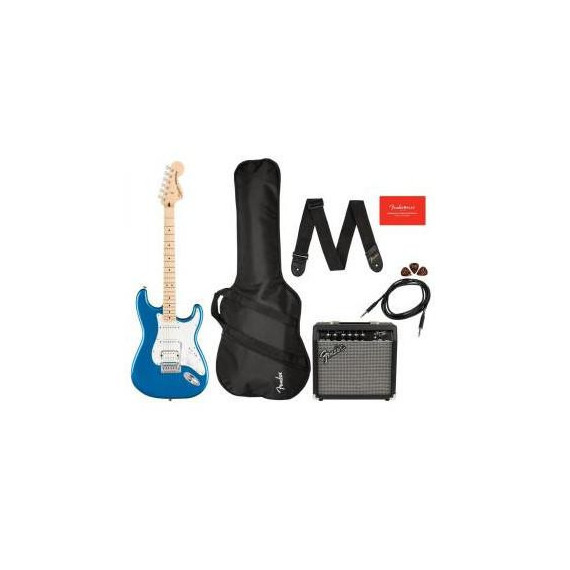 Pack Guitarra FENDER Squier Affinity Strat Blue Am