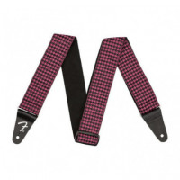 Correa FENDER Houndstooth Jacquard 2P Strap Pink