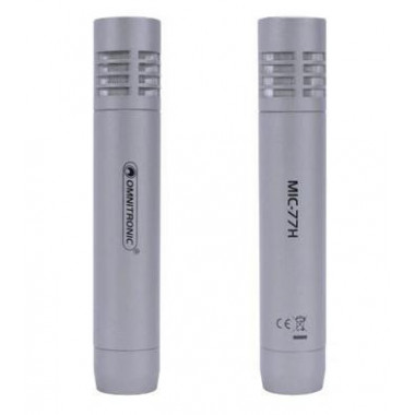 Microfono OMNITRONIC Set 2 Pc Condensador Bateria