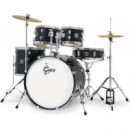 Bateria GRETSCH 5PC con Herrajes Sillin Platos Ren