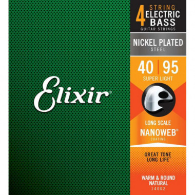 Juego Cuerdas ELIXIR bajo Bass Nanoweb Xl 40-95