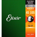 Juego Cuerdas ELIXIR bajo Nanoweb M 45 - 105